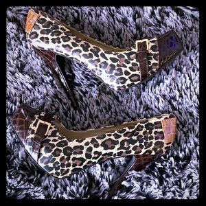 Qupid Leopard Heels